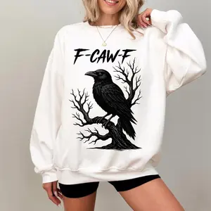 F-Caw-F Sweatshirt, F-CAW-F Hoodie, Halloween Shirt