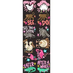GUESS WHAT? (1) (60 INCH) PREMADE GANGSHEET - 22X60 DTF TRANSFERS - DIRECT TO FILM