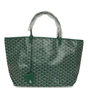 ‮ enidrayoG drayoG  ‬  Green Ｓａｉｎｔ Ｌｏｕｉｓ Tote Bag Palladium Hardware | Good Condition...