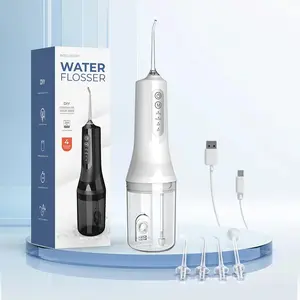Portable Water Flosser, 1 Box Usb Rechargeable Oral Irrigator with 4 Modes, Household Water Flosser, Oral Cleaning Machine for Travel, Waterproof Water Flosser