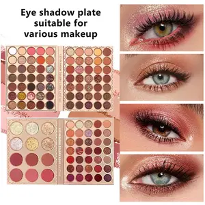 Colorful Rainbow Eyeshadow Palette - 300 Ultra Pigmented Matte & Shimmer Shades, Blendable for Effortless Makeup Looks