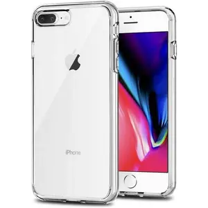 Entronix iPhone 8 Plus/7 Plus Crystal Clear Case - Sturdy Cover Transparent Wireless Dustproof