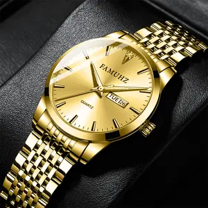 FAMUHZ high-end luxury business watch fashionable men's automatic waterproof mechanical Quartz watch