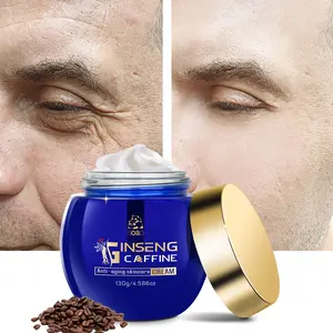 Ginseng Face Cream with Niacinamide and Hexapeptide, Firms & Smoothes Wrinkles, Moisturizing Day Night Cream skincare 130g