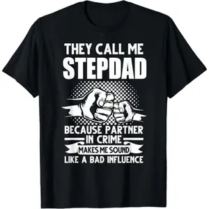 They Call Me Stepfather Father's Day Cotton T-shirt for Men