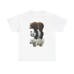 We Bears Realistic Tshirt, 100% Cotton Animal Shirt