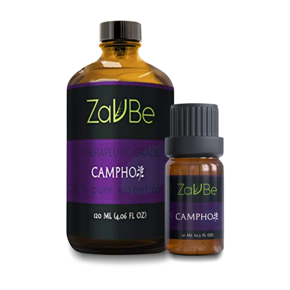 ZAVBE White Camphor Essential Oil - 100% Pure Undiluted Natural Therapeutic Grade, 10ml Single Item for Adult Aromatherapy & Camphor Scented Oil Diffusers, UV Colored, UV Resistant, 36-Month Shelf Life