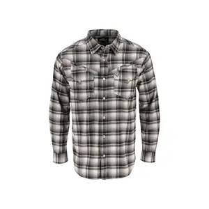 Thorogood Wellington Western Brushed Flannel Long Sleeve Shirt