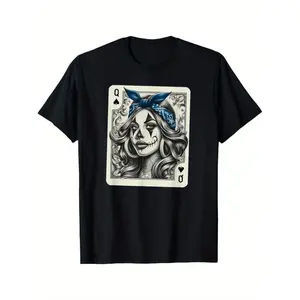 Funny Vintage   Chicano Shirt Camisa Cute Chicano Tattoo Art Clown T Shirt Black -1,halloween