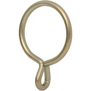Drapery Eyelet Curtain Rings - 1.7" Ring for Curtain Hook Pins, Set of 14 - Warm