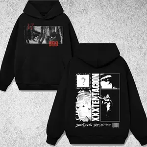 Vintage Xxxtentacion Hoodie, Retro Xxxtentacion 17 Album T-Shirt, Y2K Hip Hop Clothing, Urban Style Streetweart Top, Xxxtentacion Gift For Fan