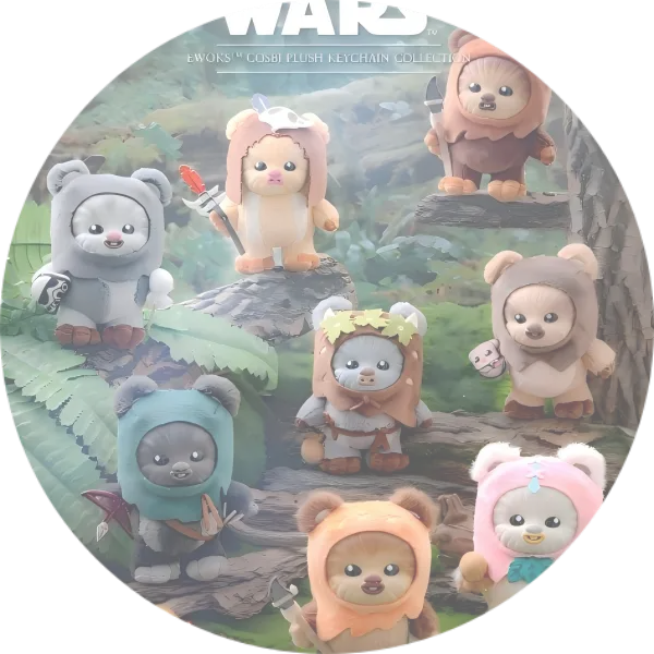 【Buy 2,Get 1 free-1pcs no box option】E-wok C0S-BI Plush Keychain Blind Box-First generation