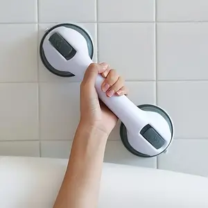 Shower Handle, Safety Support Grip, Reliable Non-Slip Holder, Toilet Bathroom Safety Handrail, Vacuum Suction Handrail, Bathroom Accessories
