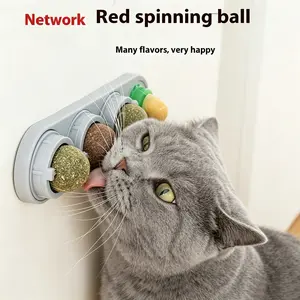 Catnip Ball for Cats Interactive Self Hi Toy Cat Kicker Balls Cat Chew Play Toys Pet Supplies