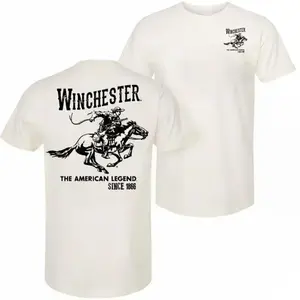 Winchester Pro Vintage Horse and Rider Mens T-shirt, Unisex Short Sleeve Casual 100% Cotton, Tactical Gear