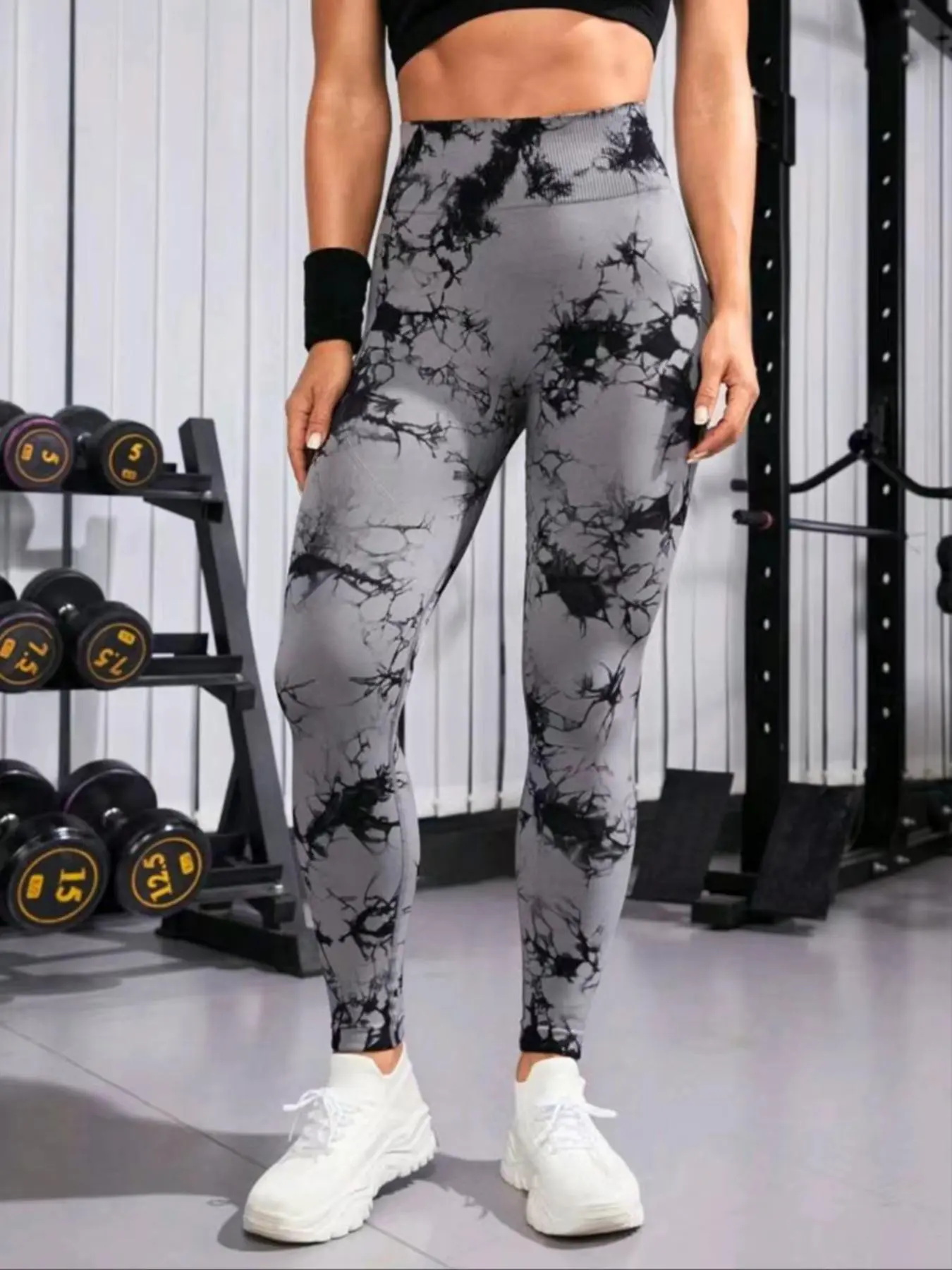 Women's High-Waisted Seamless Yoga Pants, Tie-Dye Sports Leggings, Elastic Hip-Lifting Gym Wear, Comfortable Fashion for All Seasons Women's High-Waisted Seamless Yoga Pants, Tie-Dye Sports Leggings, Elastic Hip-Lifting Gym Wear, Comfortable Fashion for All Seasons