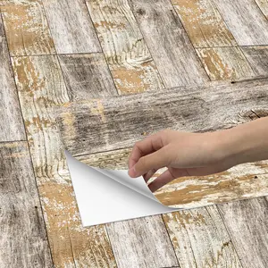 Self-Adhesive Removable Vintage Tile Backsplash, Waterproof and Oil-Resistant for DIY Kitchen & Bathroom, 5.9x11.8 Inch Wall Decor