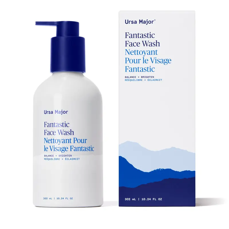 Ursa Major Fantastic Face Wash Daily Facial Cleansing Nourishing Cleanser for Smooth Clear Soft Skin 302 mL Exfoliating & Nourishing