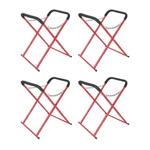 Garvee Portable Folding Workbench and Heavy-Duty Automotive Fender Bumper Stand with 750 LBS Capacity, Adjustable Height, Padded Surface, Powder-Coated Finish, and Rubber Feet for Garage, Shop, and Automotive Repair