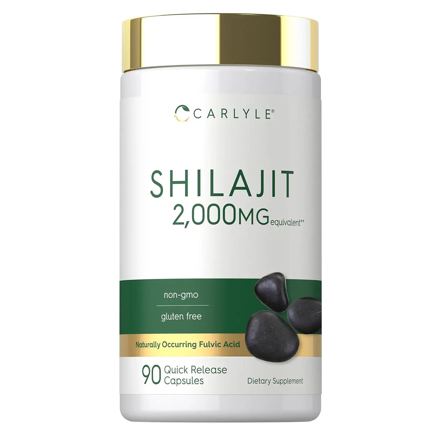 Carlyle Shilajit Capsules | 90 Count | Non-GMO and Gluten Free Supplement