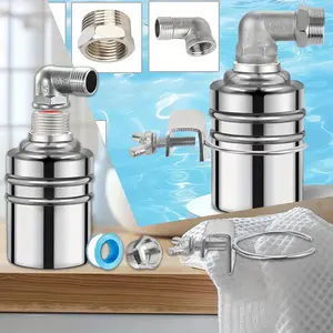 1 Set Stainless Steel Automatic Water Level Control Valve, Kitchen Faucet, Full Water Stop Tower, Water Tank, Reservoir, Float Ball Valve