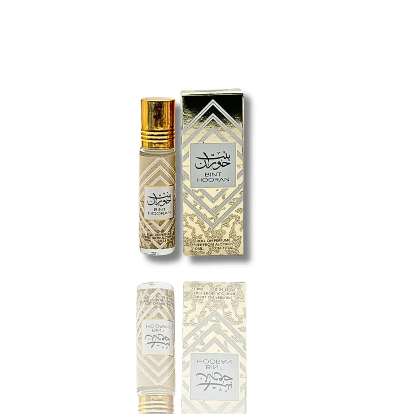 Bint Hooran by Ard Al Zaafaran 0.34 fl oz Roll-On Perfume - Floral-Woody Amber Scent, Flower Unisex Fragrance, Luxury Scent Unisex Fragrance, Single Item