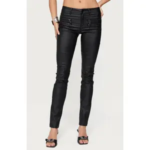 Edikted Women's Kaede Faux Leather Skinny Jeans