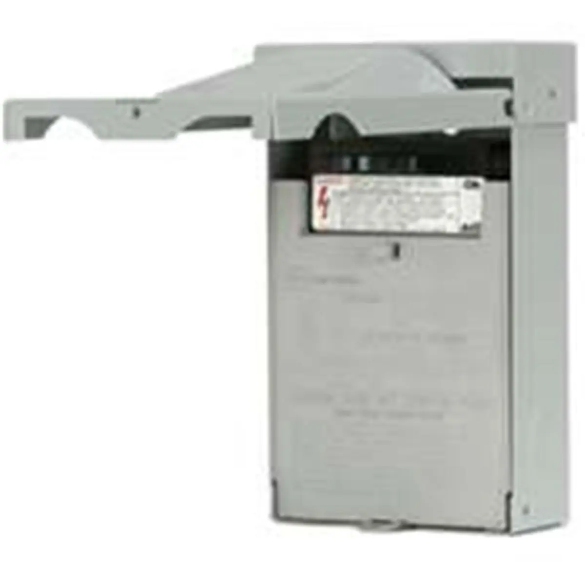212 MAIN DPU222RP Heavy Duty Non-Fusible AC Disconnect Switch for Sailing Water Sports, 60A 2-Pole, Galvanized Steel High-Strength Enclosure with Padlocking Protective Shield, 240V, 10 HP, Bottom Entry/Exit Only, AC Power Supply, 14-3 AWG Wire Range