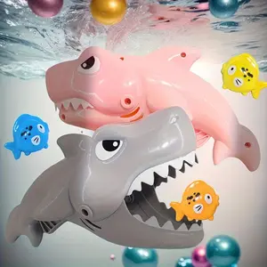Baby Bath Toys Crocodile and Small Fish, Suitable for Infants 18m+, Boys Girls, Children Shower Gift, Fun Bathtub Playthings