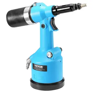 Father's Day Gift VEVOR Pneumatic Air Riveter Heavy Duty Rivet Gun Tool Kit 13 Size Nose Pieces