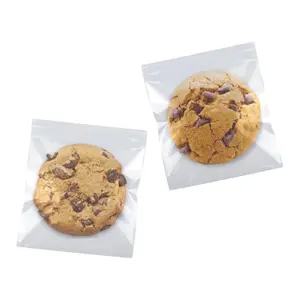 Cookie Bags with Seal 4x4 In Clear Self Sealing Cellophane Bags 100 Pcs Small Sealable Treat Bags Self Adhesive Cookie Packaging Individual Candy Gift