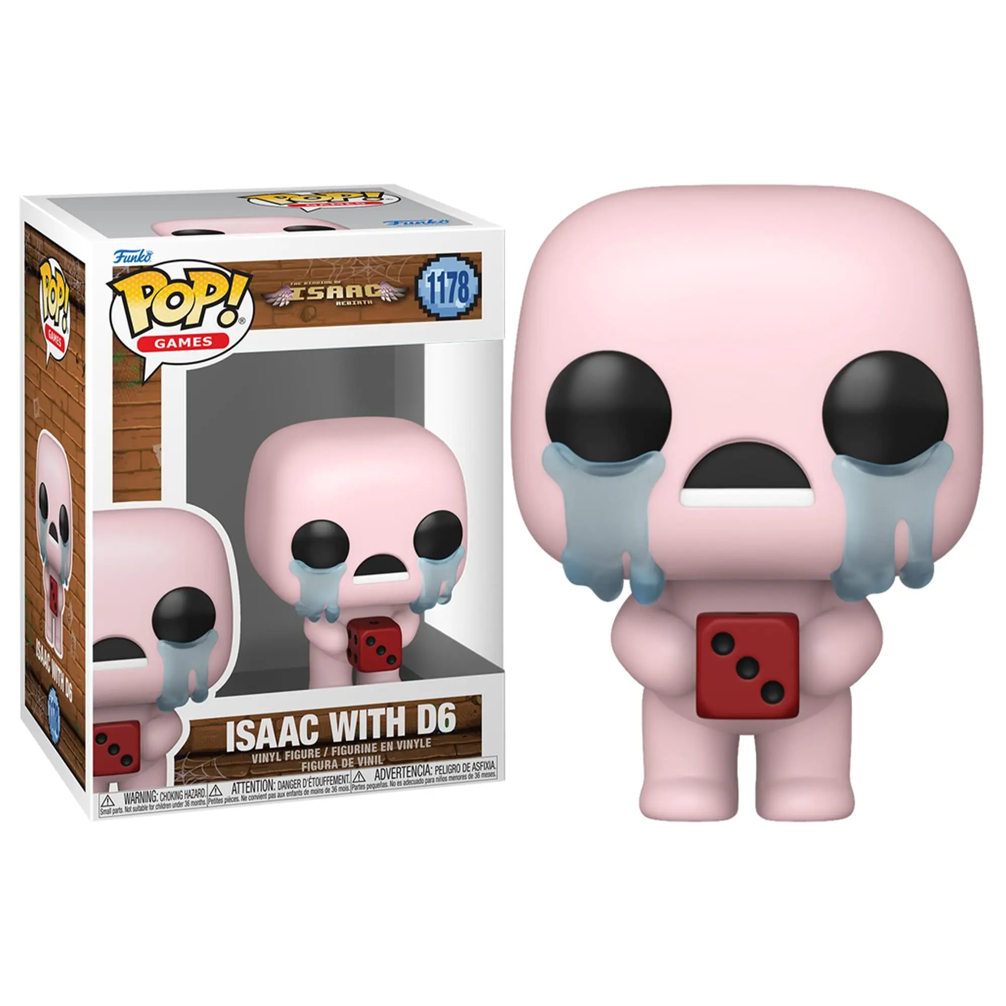Binding Of Isaac Funko POP Games | Isaac with Dice