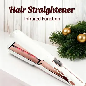 Ion Multi-Function Hair Straightener and Crimper Flat Iron .Curler with Dual Temperature Control, Suitable for Straightening and Curling