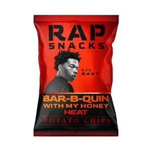 Rap Snacks Lil Baby | Bar-B-Quin with my Honey Heat Potato Chips 2.5oz Bag