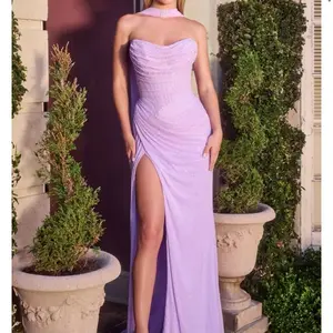 Glitter Corset Sheath Gown