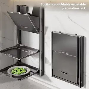 Multi-Functional Food Prep Rack, Space-Saving Tableside Cutting Board, Kitchen Chopping Board, No Drilling, Ideal for Kitchen, Living Room, Home, Christmas, Halloween, Kitchenware