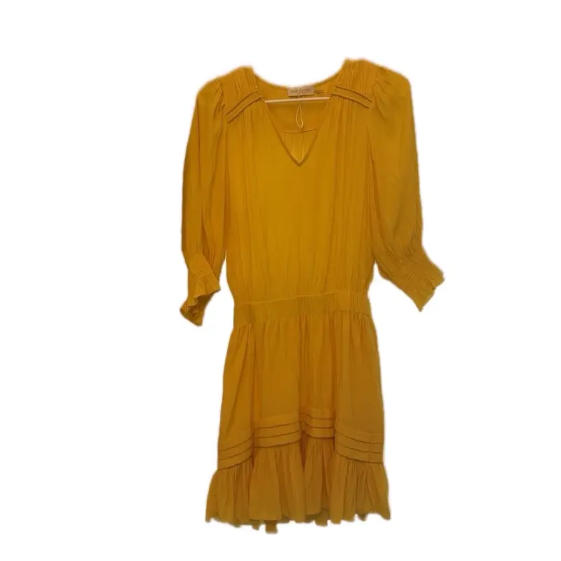 Ramy Brook XS Marigold Dress BNWT Retails $445 Elegant V-Neck 3/4 Sleeves Ruffle Hem - TikTok Shop Ramy Brook XS Marigold Dress BNWT Retails $445 Elegant V-Neck 3/4 Sleeves Ruffle Hem - TikTok Shop