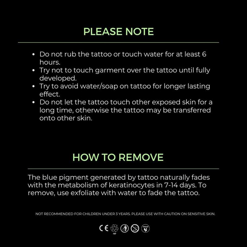 Butterfly Tattoo | 2 Week Semi Permanent Tattoo | Vegan Temporary Tattoo | Butterflies Tattoo | Spiritual Tattoo | Festival Tattoo | Feminine Tattoo