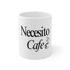 Necesito Cafe mug | Spanish i Need coffee