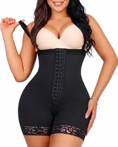 Women's Colombian High Waist Underwear Shapewear Bodysuit (S-6XL) - 360° Sculpting Compression, Tummy Control Post-Surgery Full Shaper, Butt Lifter, Zipper Crotch, Casual Comfy Girdle Corset Fit Womenswear Soft faja
