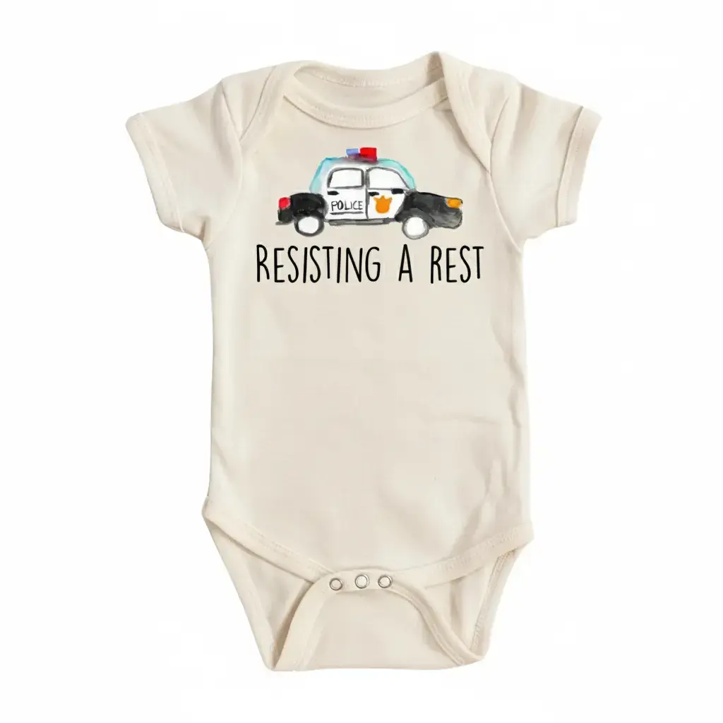 Police Resisting Newborn Baby Onesie® Bodysuit