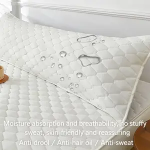 Waterproof Quilted Pillowcase Cushion Cover, Anti-Oil Dual-Use Couple Pillow Long One-Piece 1.8 (no Core), New Arrival 2026