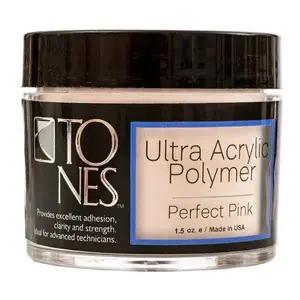 Tones Pro Acrylic Powder “Sparkling Perfect Pink” – Ultra-Pigmented Glitter, Insta-Worthy Shine, Pro Nail Art & Sculpting Must-Have