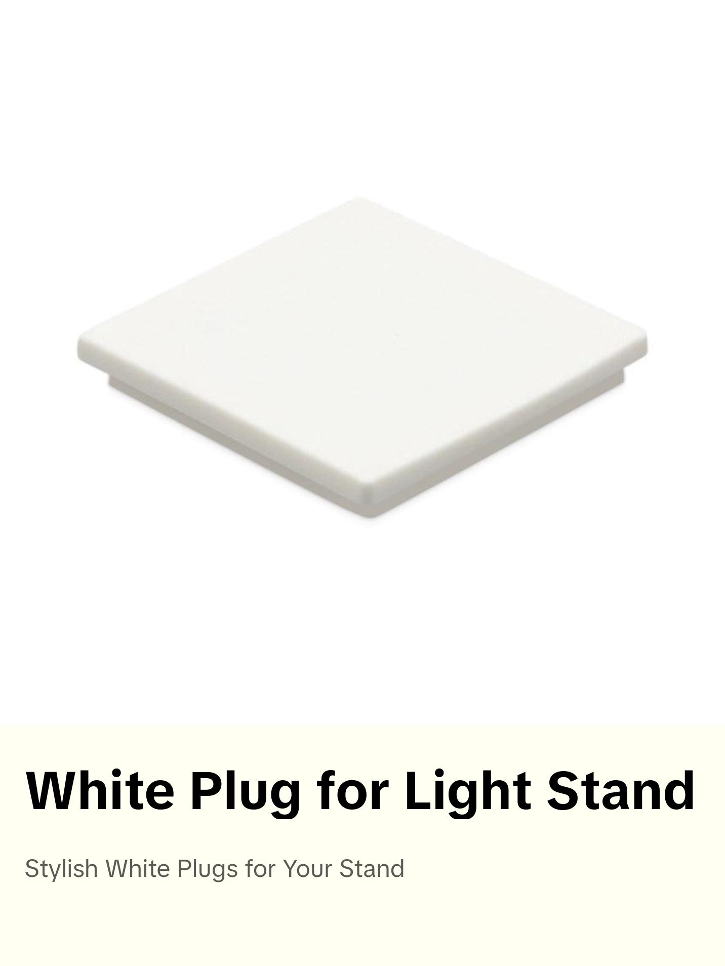 White Plug for iHarvest Light Stand