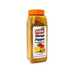 Badia Mango Pepper Seasoning 24 oz Sweet & Zesty Citrus Pepper Blend for Chicken Seafood & Vegetables Pimienta Mango America