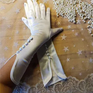 Studio Photographer's Wedding Dress Satin Gloves