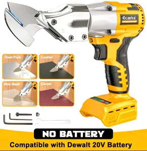 Cordless Electric Metal Shear Cutter, Portable Sheet Metal Cutting Tool, No Battery Included, 18/20V Compatible