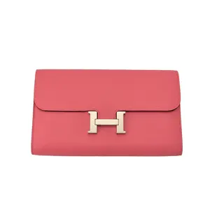 Pre-owned HERMÈS constance Mini Bags Hermes Pink Wallet To Go Rose