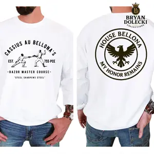 Cassius Au Bellona, Cassius Razor Trainer House Bellona My Honor Remains T-Shirt, Sweatshirt, Hoodie – Red Rising Merch for Howlers, Unisex Book Lover Pullover, Classic Cotton Fan Gift