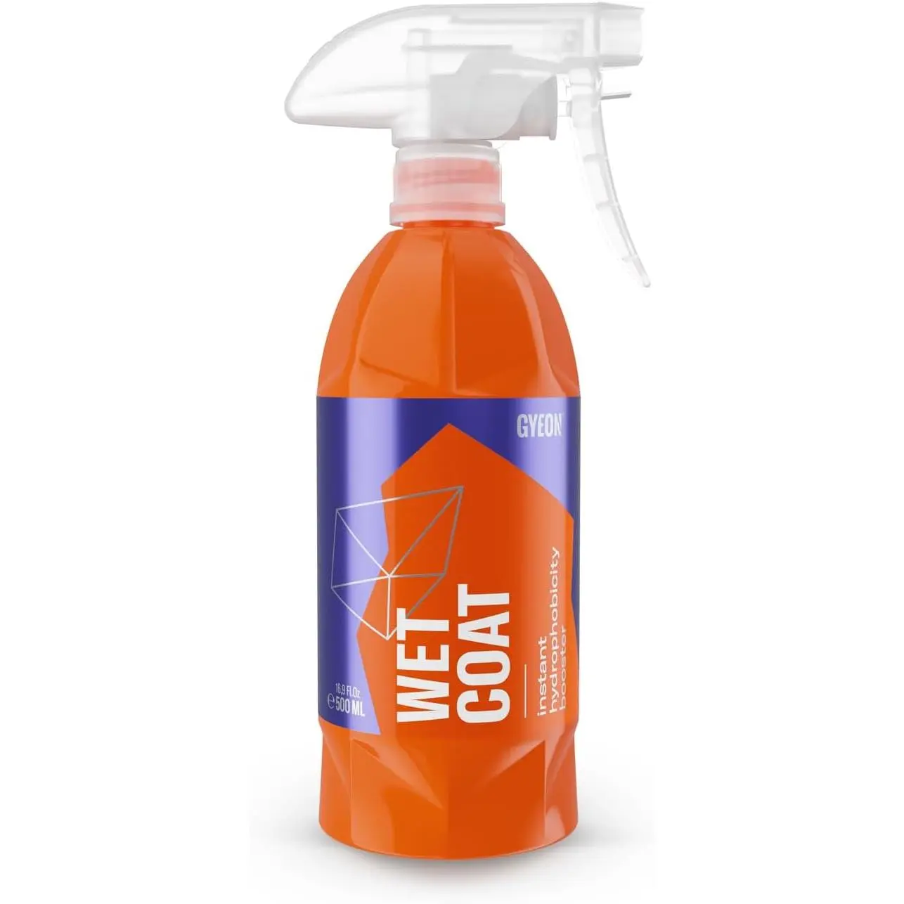 Wet Coat 500ml - Hydrophobic Ceramic Spray Coating for Cars - High Gloss Solutions for Your Car Paint Wheels and Glass - Spray On Rinse Off Easy DIY Use Formula